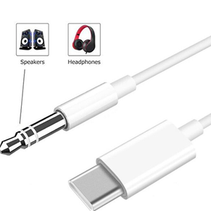 Cavo <span class=keywords><strong>Aux</strong></span> <span class=keywords><strong>USB</strong></span>-<span class=keywords><strong>C</strong></span> a 3,5mm in PVC di Alta Qualità per Proiettori, Altoparlanti e Microfoni <span class=keywords><strong>Samsung</strong></span> (1m, Garanzia 12 Mesi) - Product Image 2