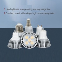 Lumière LED SMD de haute qualité 5W 7W GU5.3 GU10 E11 E12 E14 E17 E27 Mini projecteur LED Lampe moderne de bureau IP44 ROHS 3000K MR16