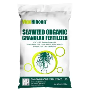Fertilizer Granular Organic Fertilizer Organic Seaweed Fertilizer Humic And Amino Acid 12-3-3 Npk Fertilizer Granular