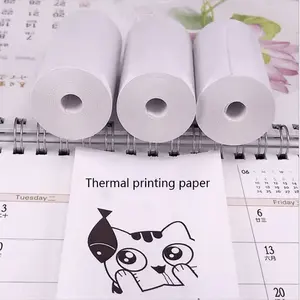 mini printer paper 10 years label paper Transparent sticker 57mm wide color printer paper