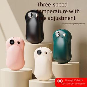 เครื่องทำความร้อนมือแบบพกพา แบตสำรองแม่เหล็ก 5000 mAh ชาร์จผ่าน USB ได้  พร้อมใบรับรอง ROHS ผลิตจากอะลูมิเนียม - Product Image 3