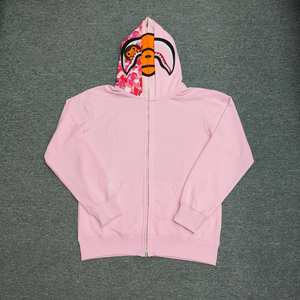 Vente en gros : Sweat à capuche Hipster Camouflage Ape-Man brodé à motif bouche de <span class=keywords><strong>requin</strong></span>, version haute qualité 1:1, design Bathing Ap, Sweat à capuche Sharke - Product Image 1