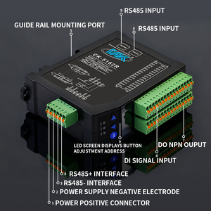 16-kanaals digitale invoer-uitvoermodule, gloednieuw en origineel verzegeld, Modbus Rtu naar Modbus Tcp-converter - Product Image 3
