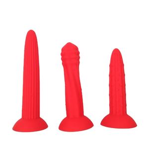 Guter Preis Sexspielzeug einzigartige Saugnapf Dildo für Frauen männliche Soft Touch Anal Dildos für Lesben - Product Image 2