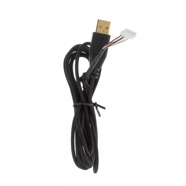 Gold Plated Durable Nylon Braided Line USB Mouse Cable Replacement Wire for Razer Imperator Gaming Mouse