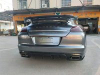 Kit de carrosserie en fibre de carbone pour 10-13 pour Porsche Panamera 970.1 comprenant une jupe latérale de becquet arrière de diffuseur avant et arrière