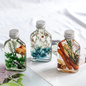 Vente en gros de parfum de maison parfum naturel <span class=keywords><strong>bouteille</strong></span> en verre conservée herbier <span class=keywords><strong>bouteille</strong></span> en verre pour décoration florale - Product Image 4