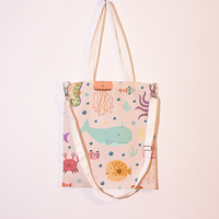 Sacs personnalisés HOSHOM One Piece avec logo, sac de shopping de luxe, sac fourre-tout en toile noire, logo personnalisé pour femmes
