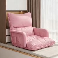 Fauteuil Pliant Simple avec Dossier, Chaise Longue Inclinable pour Chambre et Dortoir Étudiant, Idéale pour S'allonger et Dormir