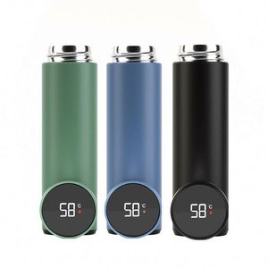 Promotional <b>Drinkware</b> Hot Sale High Quality Stainless Steel Flask Leak Proof Custom Sports 500Ml Led Water Bottle with Lid - Product Image 5