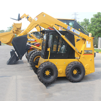 Loader Skid Steer Mini XCM XC7-SR04 Cina 0.17m3 dengan Hammer untuk Konstruksi