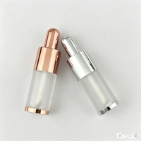 Tube de brillant à lèvres vide en forme de biberon pour la vente en gros, 2,5 ml, or rose/argent, emballage cosmétique