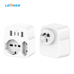 <span class=keywords><strong>Adaptador</strong></span> de <span class=keywords><strong>Corriente</strong></span> 5 en 1 Schuko/Italia a Reino Unido/EE. UU./Australia/UE/India con USB-A/USB-C para Reino Unido, <span class=keywords><strong>Irlanda</strong></span>, Escocia, Singapur, Tipo G - Product Image 5