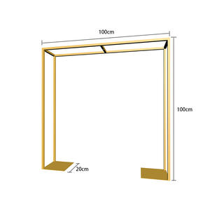 Supporto per Fiori e Candele in Metallo di Lusso, Decorazione Moderna per Matrimoni e Centrotavola - Product Image 3