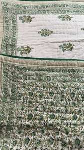 Edredón Kantha de Lujo Premium con Diseño Jaipuri, Edredón con Estampado de Bloques, Edredón de Algodón con Diseño Étnico Estampado a Mano para Decoración de Hoteles - Product Image 6