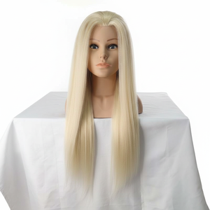 Cabeza <span class=keywords><strong>de</strong></span> Maniquí para Prácticas <span class=keywords><strong>de</strong></span> Peluquería con Cabello Humano Remy Indio al por Mayor, para Trenzas Africanas, <span class=keywords><strong>Corte</strong></span> y Decoloración, con 200% <span class=keywords><strong>de</strong></span> Densidad - Product Image 1