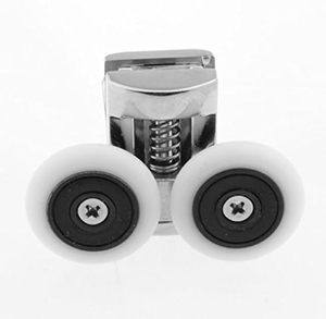 Doppio doppio doppio vetro curvo superiore/inferiore pulegge per porta doccia - Product Image 1