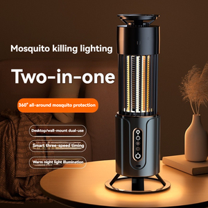 Lampe <span class=keywords><strong>anti</strong></span>-moustiques à couverture 360°, piège à insectes silencieux, rechargeable par USB, haute efficacité, sans danger pour les bébés, les femmes enceintes et l'utilisation domestique - Product Image 4