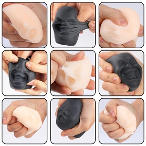 Funny Decompression Squishy <b>Ball</b> Face Expression Office Decompression Human Face Doll Novelty & Gag Toys Office Vent <b>Squeeze</b> Toy - Product Image 3