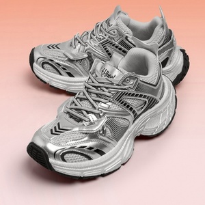 Zapatillas Deportivas Casuales con Parte Superior de Malla Transpirable, Suela Gruesa Antideslizante y Duradera, Comodidad Durante Todo el Día, OEM/ODM, Personalizables - Product Image 4