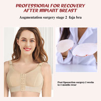Vêtement de compression ferme post-opératoire de la 1ère étape, type Faja, avec soutien-gorge intégré, pour la récupération après augmentation mammaire et implants - Vente en gros de gaine amincissante