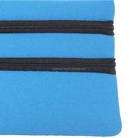 Double fermetures à glissière Néoprène Trousse d'écriture scolaire Étudiants Sacs à crayons