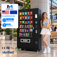 Distributeur automatique de snacks pour les distributeurs, les entrepreneurs et les points de vente, avec personnalisation OEM ODM et caisse en bois