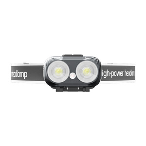 Lampe frontale LED haute puissance T-22, 1200 mAh, rechargeable, étanche, lampe de travail extérieure avec fonction de détection des mouvements - Product Image 1
