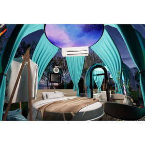 Sang trọng trong suốt Bong Bóng nhà trong suốt Lều hiện đại vườn khách sạn nhôm trắc địa Lều Polycarbonate trắc địa mái vòm nhà - Product Image 5