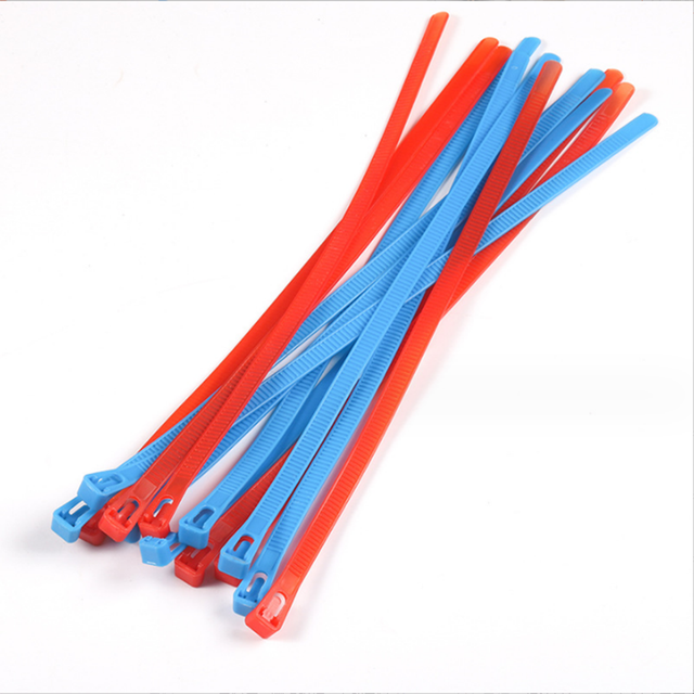 4.8mm* 200 mm Releasable Reusable Nylon Cable Tie Red/yellow/blue/green/black/white