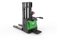 Chariot élévateur électrique d'entrepôt à livraison rapide, 2 tonnes, batterie au lithium, hauteur de levage 3 mètres, 4 mètres, 5 mètres