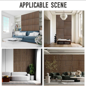 Chất lượng cao nội thất 600mm x 600mm Acoustic Tấm trần trang trí MDF Acoustic bảng điều chỉnh tùy chỉnh âm thanh tấm Tường - Product Image 6