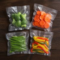 Sachet de stérilisation transparent BOPA RCPP pour aliments, compatible avec le contact alimentaire direct, pour viande de charcuterie et saucisses, vente en gros et en vrac