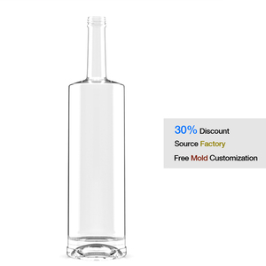 Botella de Vidrio de Base Pesada de <span class=keywords><strong>1</strong></span> Litro, Marca Shandong Premium, para Licores, Estilo Decantador de Ron Caribeño, con Tapa de Rosca - Product Image 5