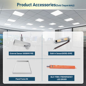 USA in Stock 1x4 FT <span class=keywords><strong>LED</strong></span> a schermo piatto selezionabile CCT con montaggio a filo luce di superficie regolabile Ultra sottile plafoniera illuminata - Product Image 4