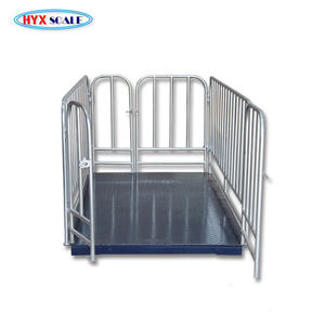 Báscula Ganadera Portátil <span class=keywords><strong>de</strong></span> Acero Inoxidable con Pantalla LCD y LED, Báscula para Pesar Ganado Vacuno y Canino, Modelo TCS con Función <span class=keywords><strong>de</strong></span> Tara - Product Image 4