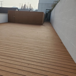 Óc Chó uv-kháng <span class=keywords><strong>WPC</strong></span> <span class=keywords><strong>decking</strong></span> hạt gỗ Composite <span class=keywords><strong>decking</strong></span> bảng sàn cho sân vườn ngoài trời - Product Image 3