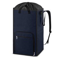 Panier à linge robuste avec sangles rembourrées, base autoportante, sac à dos portable pour étudiants, sac à linge 2-en-1