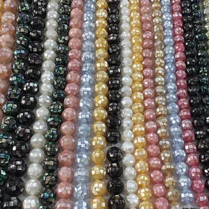 Different Color 10mm 12mm 14mm Abalone Disc Beads Round Mother Of Pearl Shell Beads Strand For Jewelry Accessory