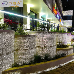 Nuevas placas de cemento translúcido Magic Stone XMS-TGSN, bloques huecos para paisajismo exterior y decoración interior. - Product Image 1