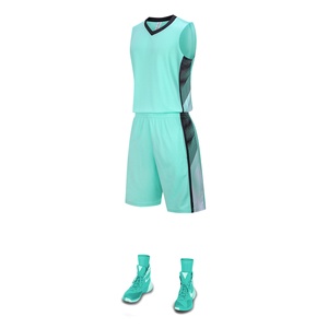 Personalizado Barato 100% Poliéster Reversible Baloncesto Jerseys Dry Fit Entrenamiento Baloncesto Uniforme Conjuntos - Product Image 2