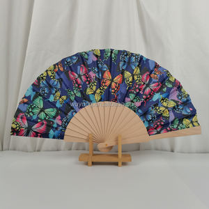 Venta al por Mayor de Abanico Plegable de Mano Artesanal de Madera y Bambú de Estilo Tradicional Español de 23 cm para Mujer, Regalo de Boda, Fiesta o Negocios - Product Image 6