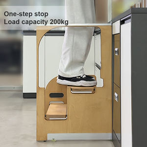 أثاث صغير متعدد الأغراض مخفي صغير الحجم خزانة مساعدة للأطفال داخلية 2 3 خطوات سلم مطبخ منزلي قابل للطي - Product Image 4