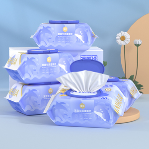 Papel Higienico jetable lingettes lavables pour adultes extrait de plante nettoyage des fesses papier toilette humide - Product Image 4