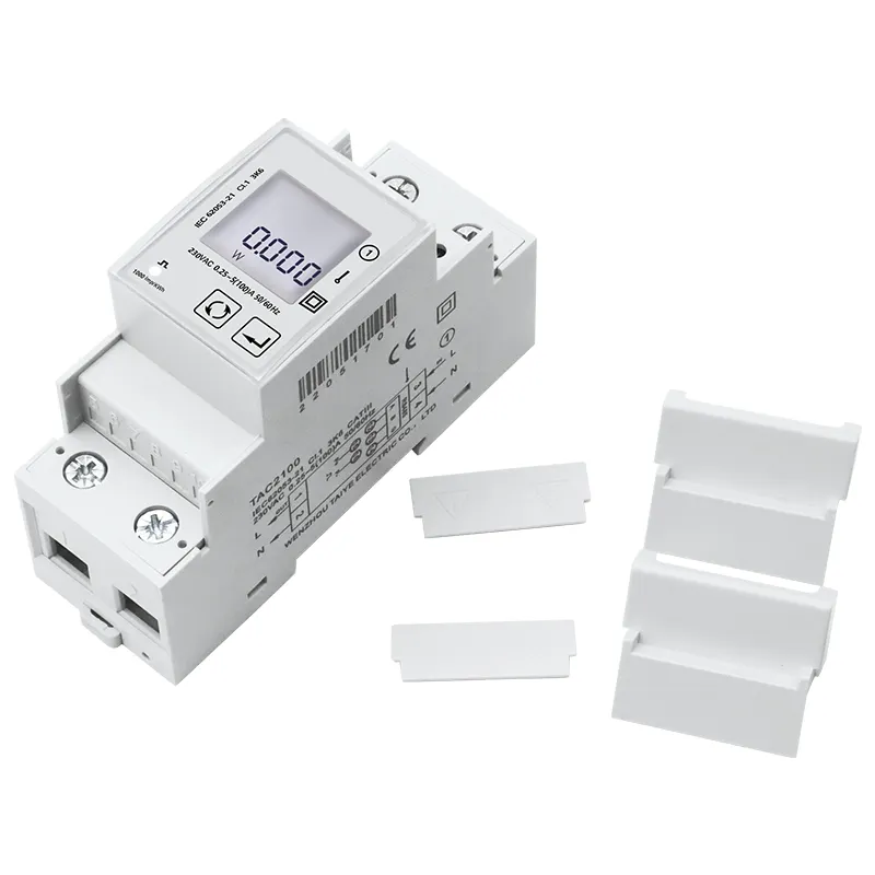 Energiemeters Eenfasige Modbus 230V 2 Draad Rs485 Slimme Digitale Energiemeter Elektriciteitspaneelmeter
