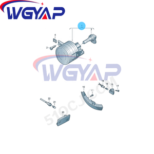 WGYAP Phares antibrouillard avant essentiels pour Volkswagen <span class=keywords><strong>Golf</strong></span> <span class=keywords><strong>5</strong></span> MK5 (références OEM 1K0941699 C, 1K0941700 C) - Product Image 6