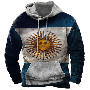 Vintage Indian Style Men's Hoodie Hooded Sweatshirt Unisex Harajuku Fashion <strong>Pullover</strong> New Jacket <strong>Plus</strong> <strong>Size</strong> Casual Streetwear - Product Image 1