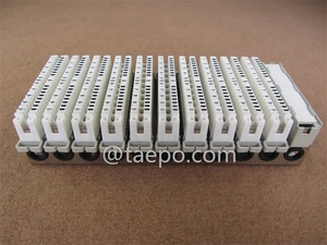 10쌍 저전압 단절 모듈 LSA 100쌍 MDF 터미널 블록 라벨 홀더 및 백 마운트 프레임 포함 경쟁력 있는 가격 - Product Image 4