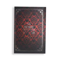 Impression de romans personnalisés à couverture rigide, style Dark Romance, avec bords noirs pulvérisés, ensemble de livres reliés pour auteurs et éditeurs