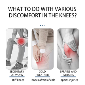 Ajenjo compresa caliente parche de rodilla parche de hierbas de alta calidad envoltura elástica cómoda rodilla cálida miedo frío - Product Image 5